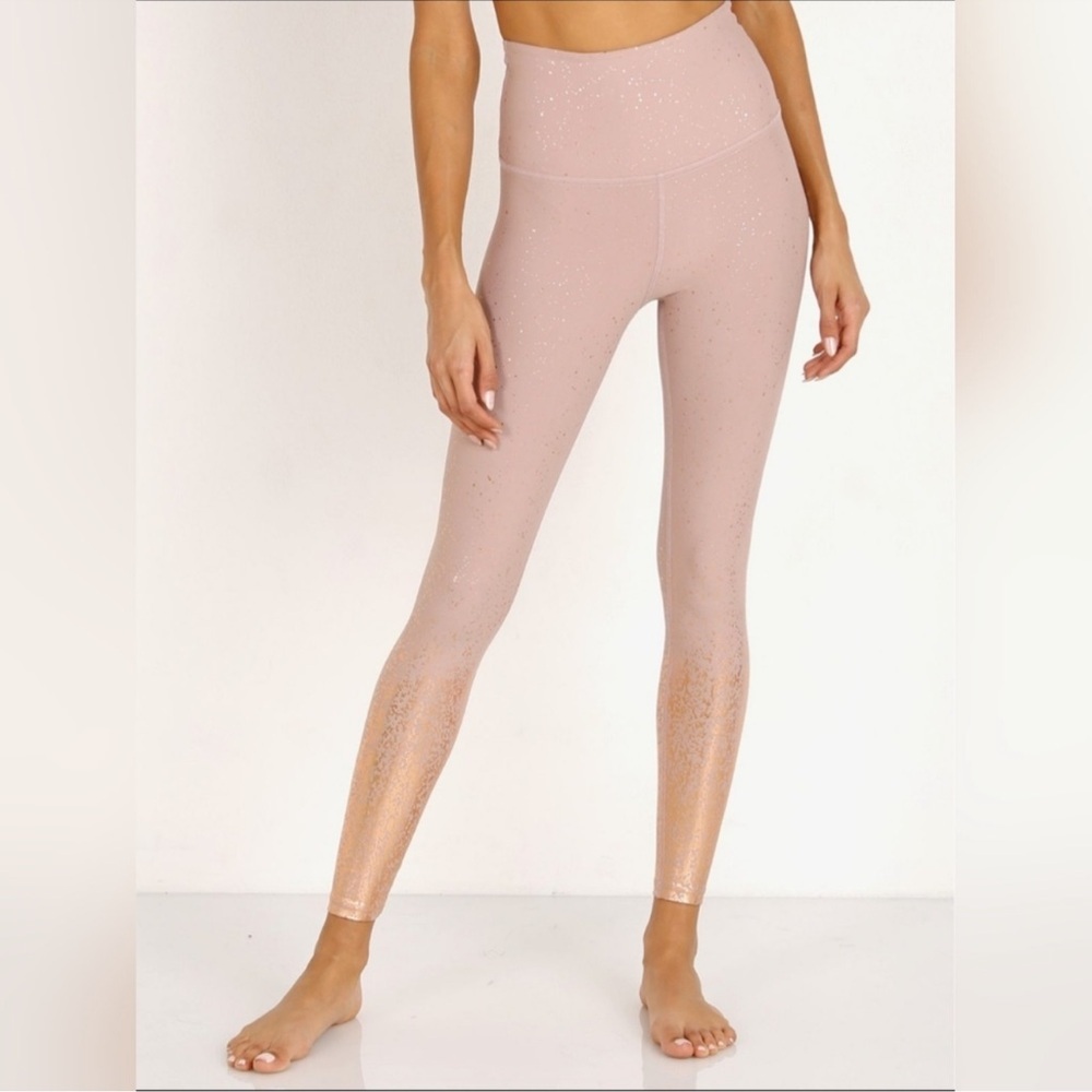 Beyond Yoga Alloy Ombre Hi Waisted Leggings